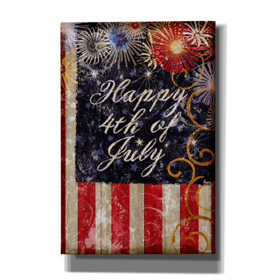 'Fourth Of July Glory' by Art Licensing Studio Canvas Wall Art
