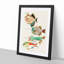 East Indies Fish & Lobster Illustrations Fol. 38 by Louis Renard - Picture Frame Painting Print-55547124-55547127