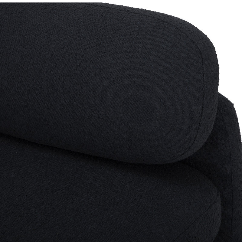 Méridienne Amberly, Bouclé noir