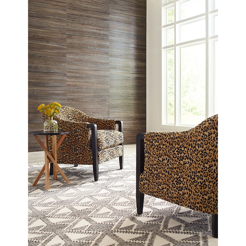 Rouen Barrel Chair, Ebony, Friendly Natural