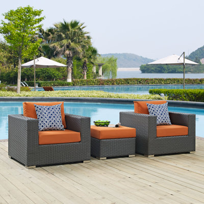 Ensemble modulaire d'extérieur Sunway 3 pièces Modway