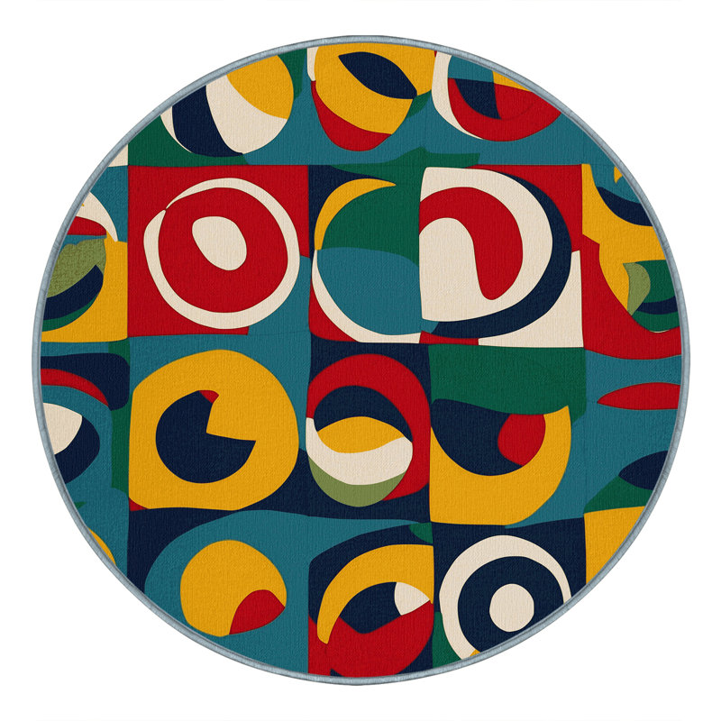 Bouncy Dash Rug, Round 3'
