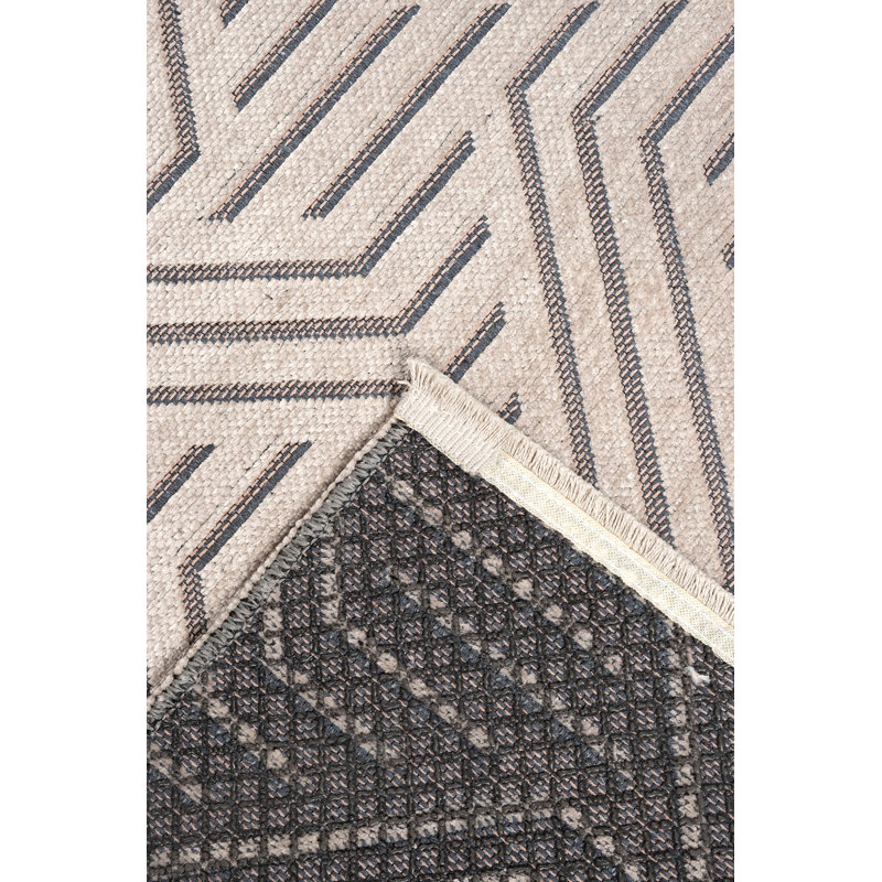Luxurious Chenille Carpet, 4.0 x 5.9 Feet | 100% Antibacterial, 0.24 Inches Thick | Non-Slip Underside, Machine Washable at 86°F | Elegant Beige for Living Room & Bedroom Décor