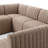 Camille Dining Banquette U Shape 106"-Crypton Nomad Taupe-444515736-443287492