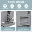 Armoire de meuble-lavabo sur pied 30 po avec lavabo en céramique-595303944