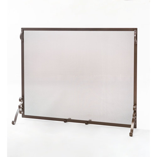 Plow & Hearth Steel Fireplace Screen & Reviews | Wayfair