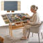 Table de puzzle 2000 pièces avec pieds, roues, 6 tiroirs, housse, 40 x 29 po, cadeau pour maman, planche de bois portable, accessoires de casse-tête en feutre pour adultes, rangement à hauteur réglable