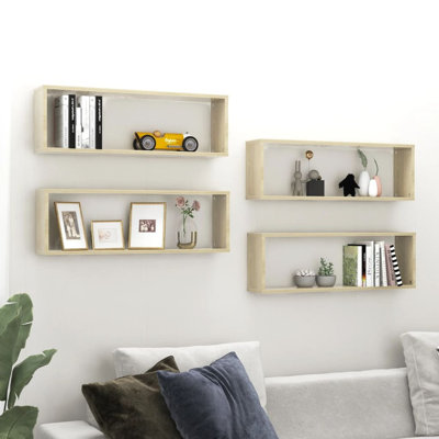 Gjylferije 4 Piece Cube Shelf