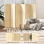 Paravent 6 panneaux, paravent mural 5,6 pi, bois naturel-185013902