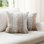 Housse et insert de coussin carré en fausse fourrure