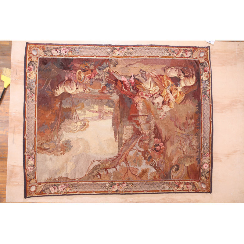 Tapis multicolore en laine Antique