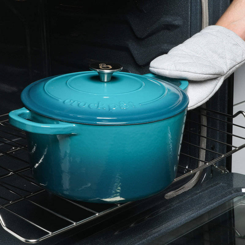 Mijoteuse ronde de 7 pintes Crock Pot Artisan - bleu sarcelle