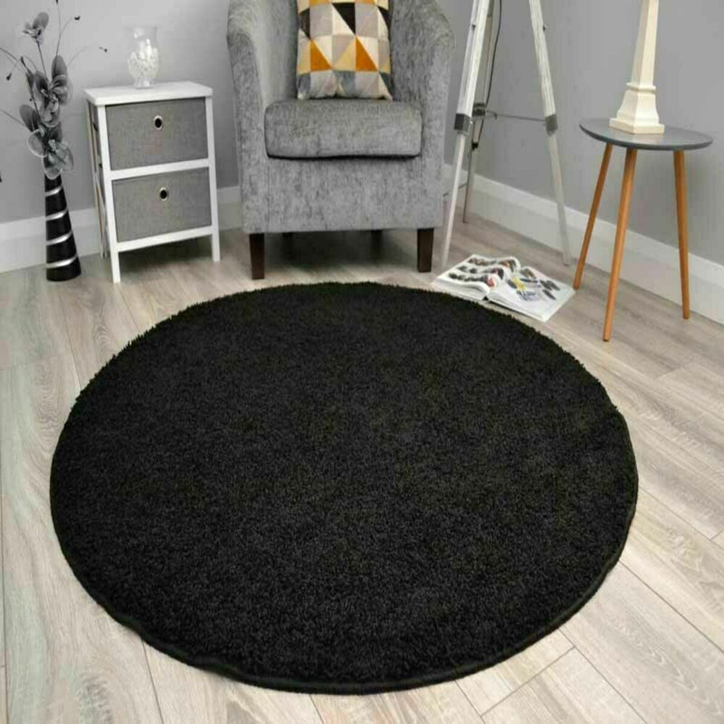 Square Ezan Solid Colour 120.00cm X 120.00cm Area Rug