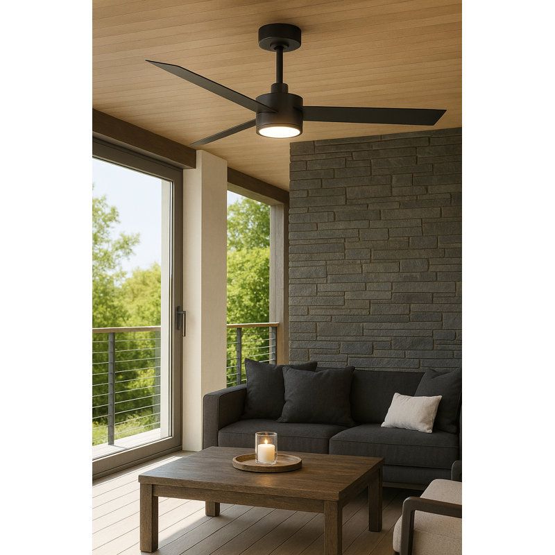 Hinkley Speck Ceiling Fan, Matte Black, Matte Black