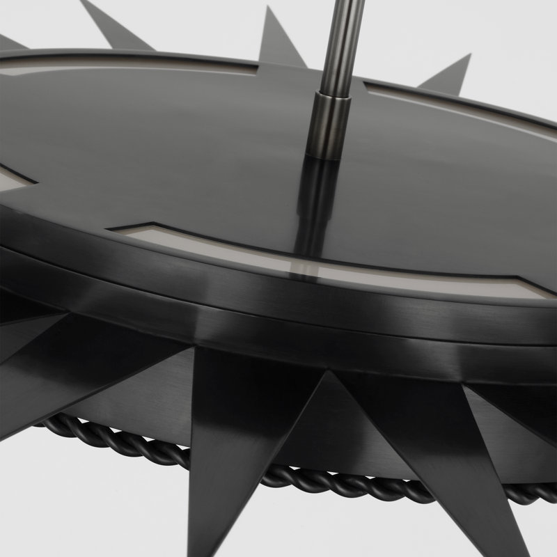 Soleil 1 - Light LED Semi Flush Mount by Suzanne Kasler