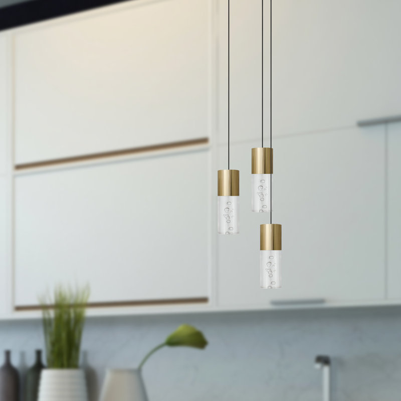 Andromedae 3 - Light Cluster Pendant, Brass