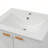 24 Inches Modern Bathroom Vanity with Sink, Single Faucet Hole, Textured Door Panels, Large Storage, and Soft Close Hinges-2083748821