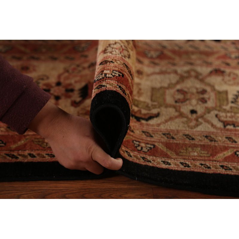 Handmade Black Peshawar Oriental Area Rug 8x10