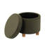 Mayen 19" Wide Round Storage Ottoman-1145765803