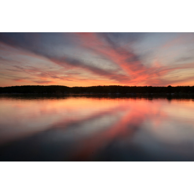Lake Geneva Wisconsin - Photographie sur toile tendue, H 32 po x l 48 po