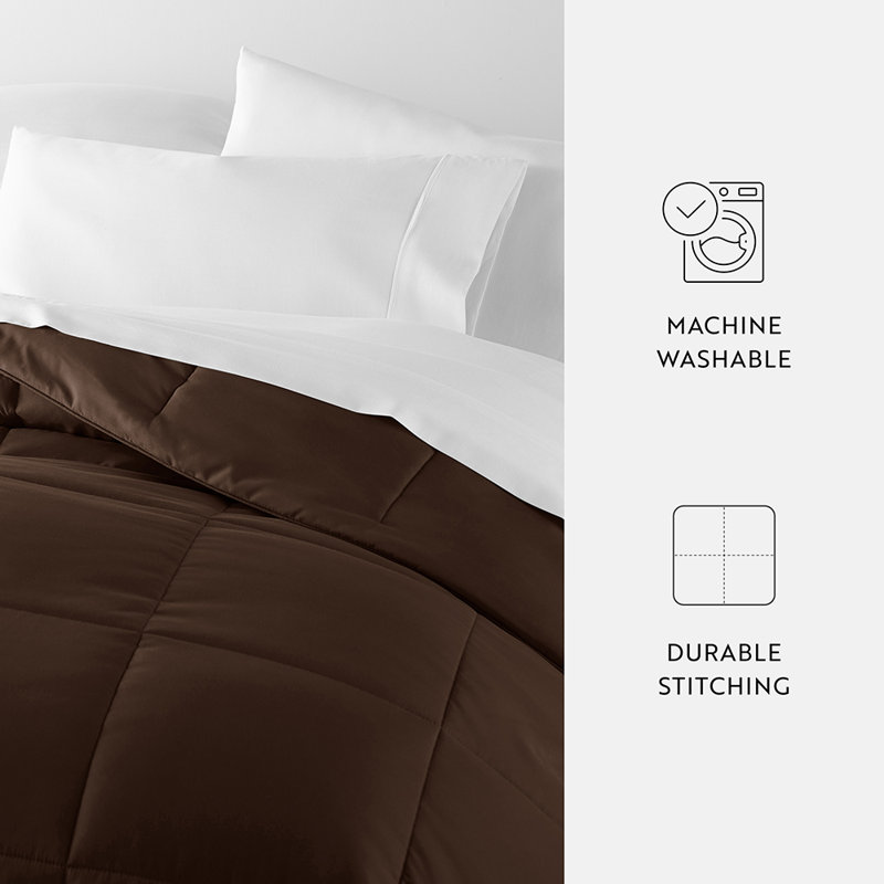 King Cocoa Microfiber Down Alternative Comforter
