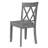 Deni 17" Wide Cross Back Dining Chairs-19674980