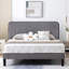 Ensemble de chambre avec lit plateforme 3 pièces Boncile-1277426736-1277426743