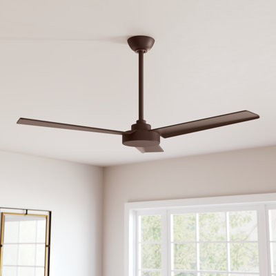 52" Roto 3 - Blade Propeller Ceiling Fan with Wall Control