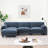 108" Modular Sectional Sofa