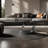 Light luxury creative rock panel coffee table