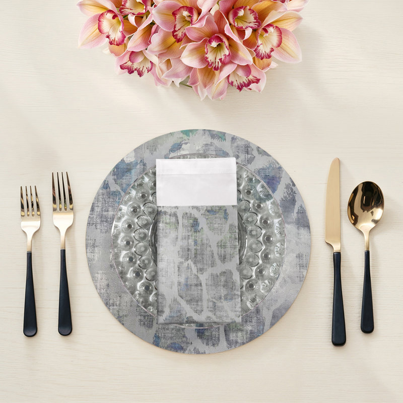Giraffe Cotton Sateen Dinner Napkins, Opulence