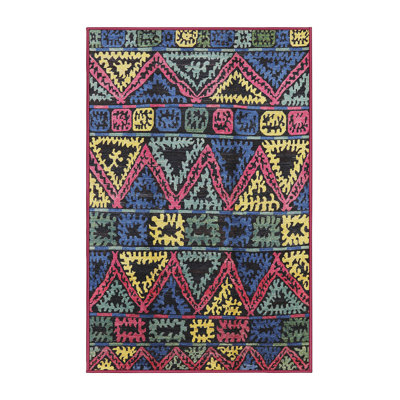 Tapis oriental bleu