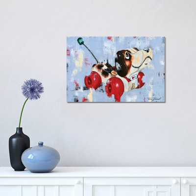Puppy Love - Wrapped Canvas Painting