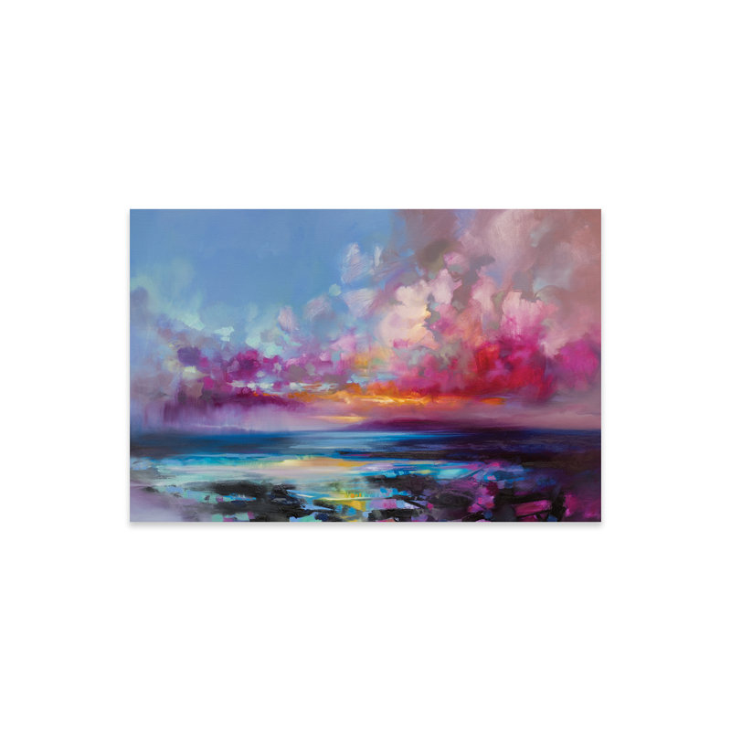 Arran, impression lumineuse sur verre acrylique, H 16 po x l 24 po x P 0,25 po