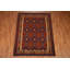 Tapis multicolore à motif oriental kilim 5 x 7