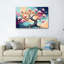 Arbre floral, art mural sur toile, ensemble de 1-129325579-129325582