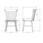 Chaise en bois massif Zlatene-1164956582