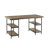 Cirque Metal Frame Shelved Desk