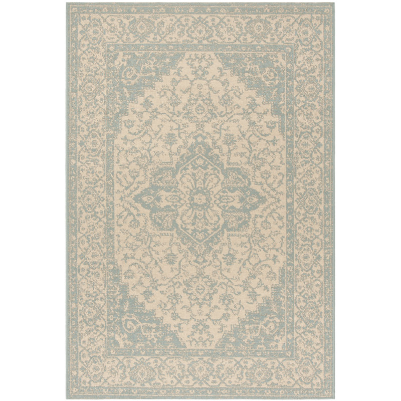 Klemm Oriental Hand Woven Indoor / Outdoor Area Rug, Rectangle 122 x 183 cm