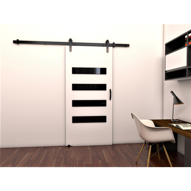 Resto Veneers Sliding Doors, 205cm H x 106cm W x 1.6cm D, White
