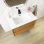 Meuble-lavabo mural 30 po avec lavabo en céramique