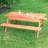 Cedar Picnic Table With Large Storage Compartment