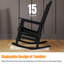 Chaise berçante surdimensionnée pour l'extérieur Big & Tall-1604327916