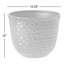 Ensemble de 2 pots à fleurs en plastique vert imitation céramique 15,25 "P-107079649