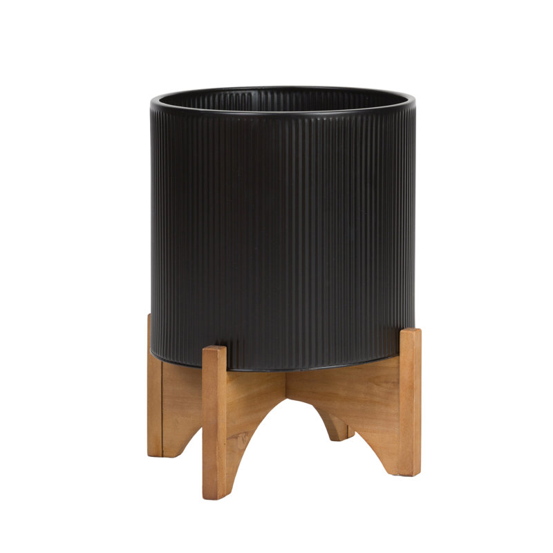 Pot Everett avec base arquée Everett, H 18 po x l 14 po x P 14 po