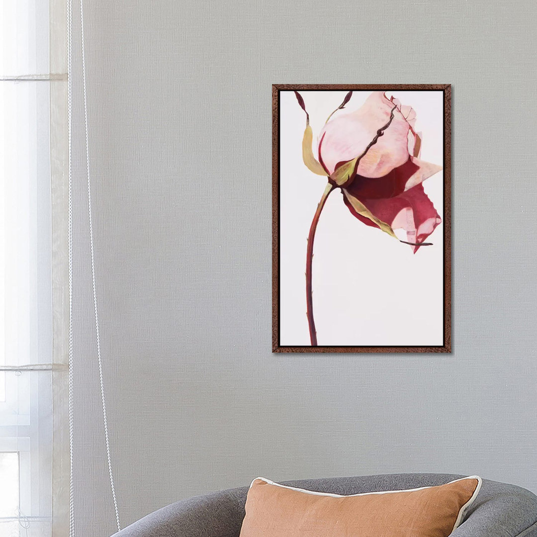 Love Is A Rose I von Linda Stelling - Galerie-verpackte Leinwand Giclée auf Leinwand