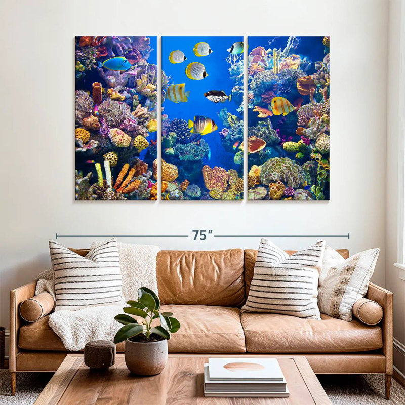 Aletra Teeming Underwater Life, 42" H x 65" W