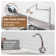 CASAINC Pot Filler Kitchen Faucet with 2 Handle