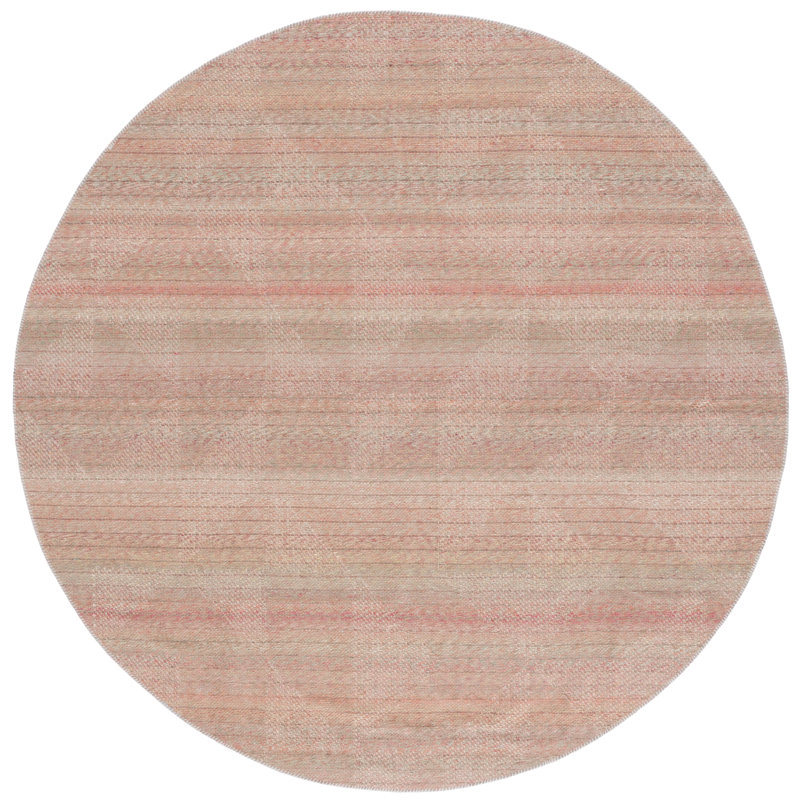 Tapis à rayures Keunna Performance, Rond 7 pi