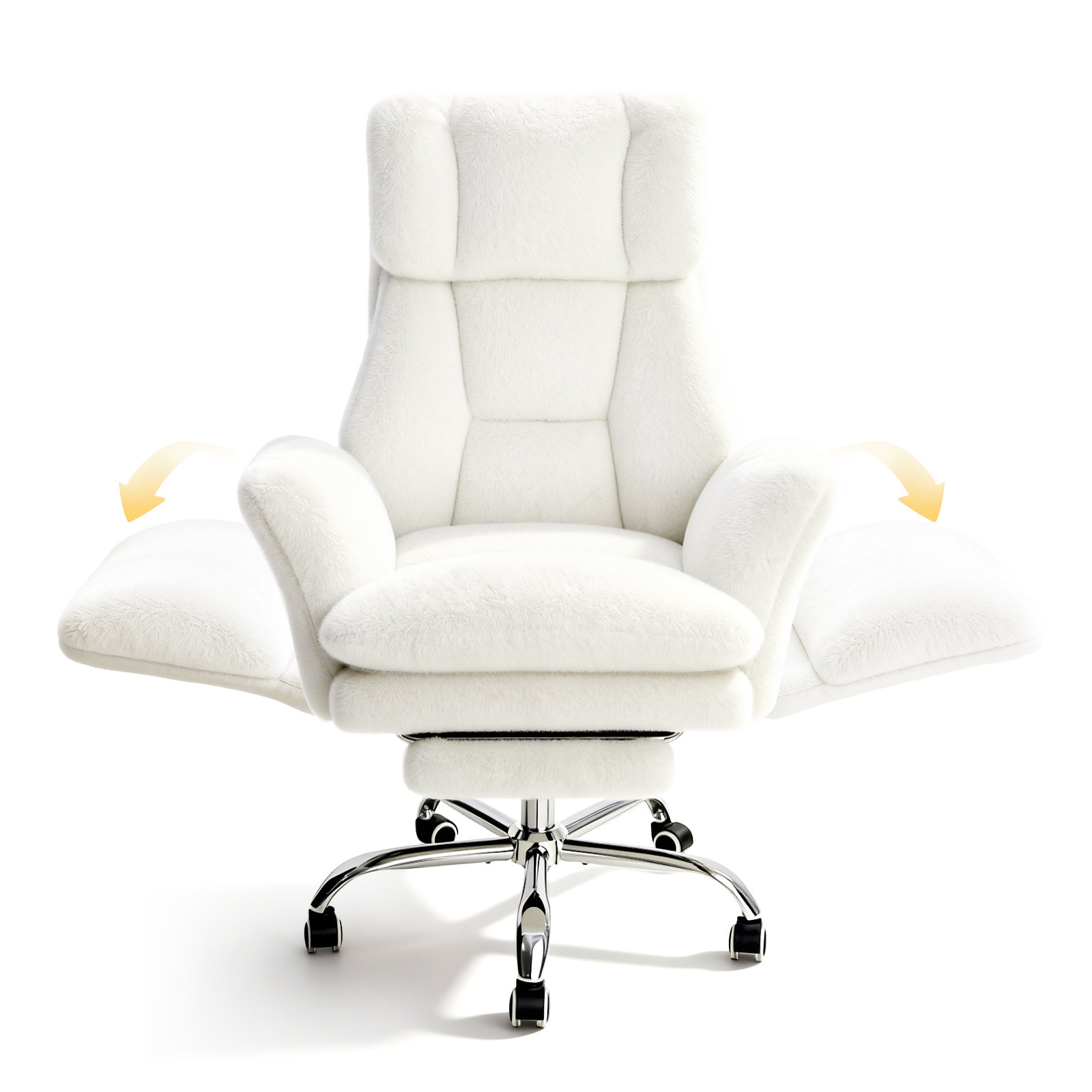 Metro Lane Big and Tall Office Chair, Flip Armrests for Pets & Cross ...